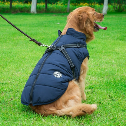 Traje Impermeable Acolchado para Perros Grandes
