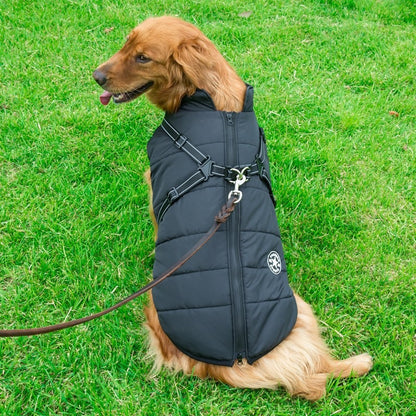 Traje Impermeable Acolchado para Perros Grandes