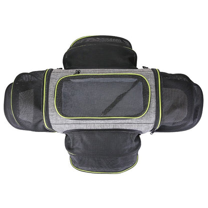 Mochila Transportín Expandible para Gatos y Perros