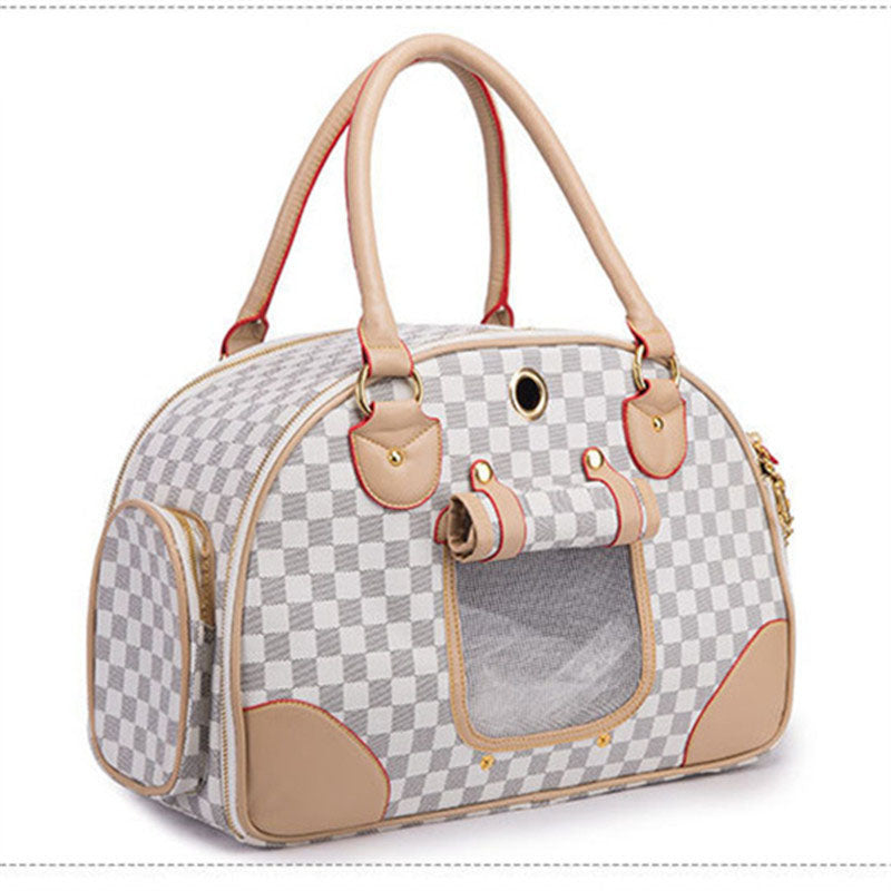 Bolso Transportín Tote de Piel Sintética para Mascotas