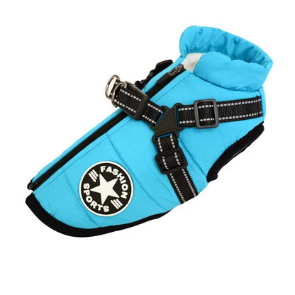 Traje Impermeable Acolchado para Perros Grandes