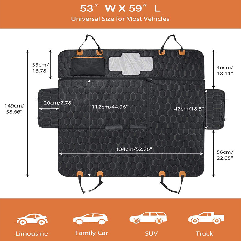 Funda de Maletero 4 en 1 Impermeable para Mascotas