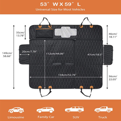 Funda de Maletero 4 en 1 Impermeable para Mascotas
