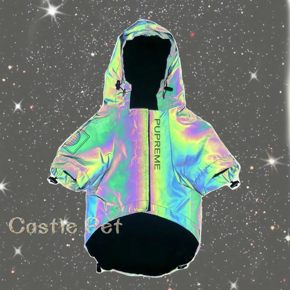 Chaqueta Reflectante con Capucha para Perro