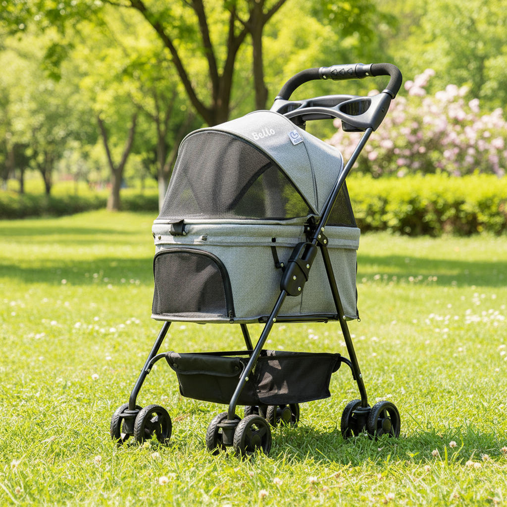 Bello OSM-M02S Lightweight Folding Pet Stroller