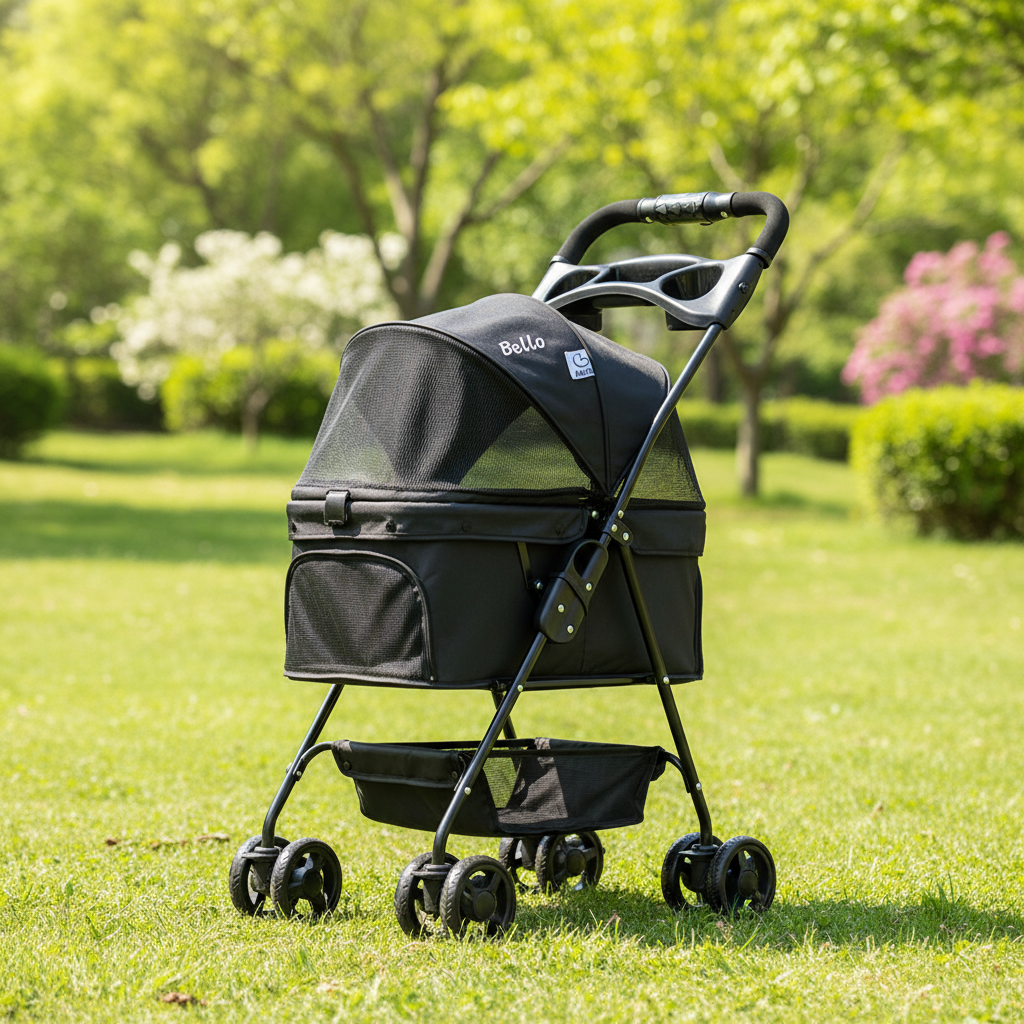 Bello OSM-M02S Lightweight Folding Pet Stroller