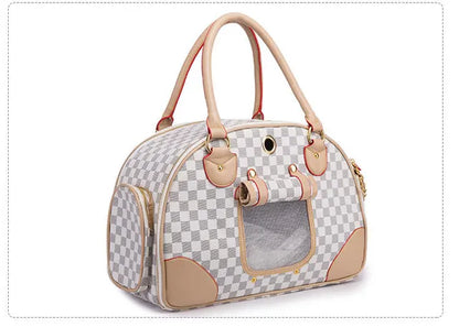 Bolso Transportín Tote de Piel Sintética para Mascotas