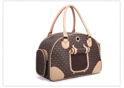 Bolso Transportín Tote de Piel Sintética para Mascotas